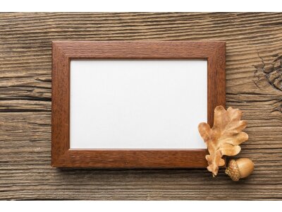 Medium width wooden frame