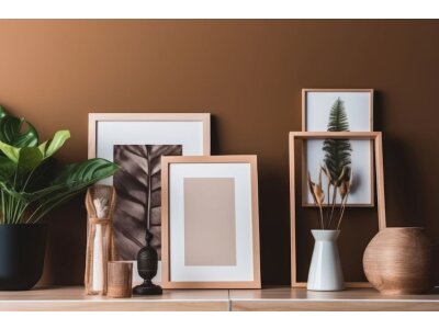 Classic wooden frames