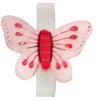 Note clips BUTTERFLY 3.5 cm pink