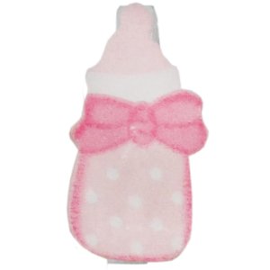 Note clips BABY BOTTLE 4.5 cm pink