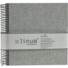 Goldbuch Spiral album Linum gray 22x20 cm 40 sides