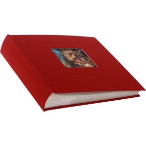 slip-in album Bella Vista 200 photos 10x15 cm red