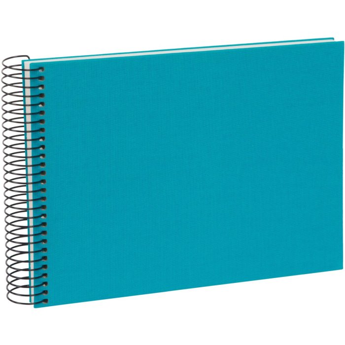 Spiral Album Bella Vista turquoise 25x17 cm white pages