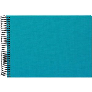 Spiral Album Bella Vista turquoise 25x17 cm white pages