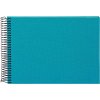 Spiral Album Bella Vista turquoise 25x17 cm white pages