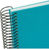 Spiral Album Bella Vista turquoise 25x17 cm white pages