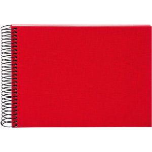 Goldbuch Spiral Album Bella Vista red 25x17 cm 40 white sides