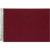 Spiral Album Bella Vista bordeaux 25x17 cm white pages