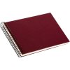 Spiral Album Bella Vista bordeaux 25x17 cm white pages