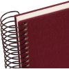 Spiral Album Bella Vista bordeaux 25x17 cm white pages