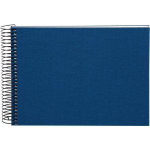 Spiral album Bella Vista blue 25x17 cm white pages