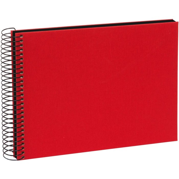 Goldbuch Spiral Album Bella Vista red 25x17 cm 40 black sides