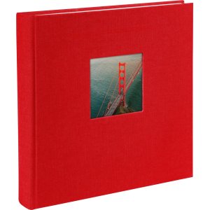 Goldbuch Photo Album Bella Vista red 25x25 cm 60 white sides