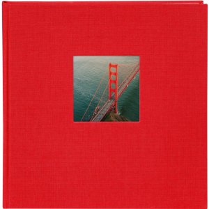 Goldbuch Photo Album Bella Vista red 25x25 cm 60 white sides