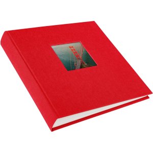 Goldbuch Photo Album Bella Vista red 25x25 cm 60 white sides