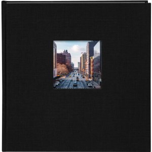 photo album Bella Vista black 25x25 cm