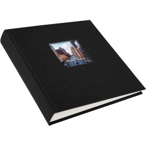 photo album Bella Vista black 25x25 cm