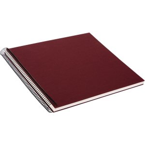 Goldbuch Spiral album Bella Vista wine-red 35x30 cm 40 white sides