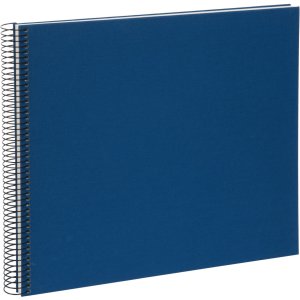 Goldbuch Spiral album Bella Vista blue 35x30 cm 40 white...