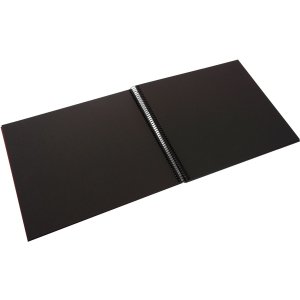 Goldbuch wire-o bound album Bella Vista wine-red 35x30 cm 40 black sides