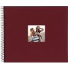 Goldbuch wire-o bound album Bella Vista wine-red 35x30 cm 40 black sides