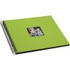 wire-o bound album Bella Vista green 35x30 cm black sides