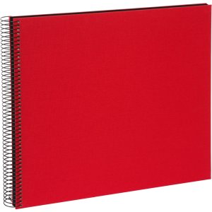 Goldbuch Spiral album Bella Vista red 35x30 cm 40 black...