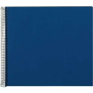 Goldbuch Spiral album Bella Vista blue 35x30 cm 40 black sides