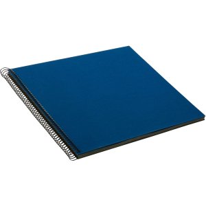 Goldbuch Spiral album Bella Vista blue 35x30 cm 40 black sides