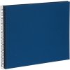 Goldbuch Spiral album Bella Vista blue 35x30 cm 40 black sides