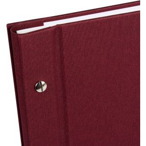 Goldbuch screw bound album Bella Vista bordeaux 30x25 cm 40 white sides