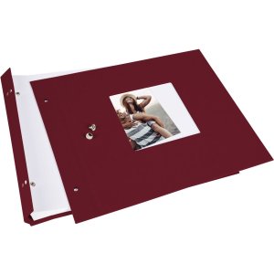 Goldbuch screw bound album Bella Vista bordeaux 30x25 cm 40 white sides