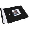 screw bound album Bella Vista black 30x25 cm white sides