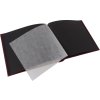 screw bound album Bella Vista bordeaux 30x25 cm black sides