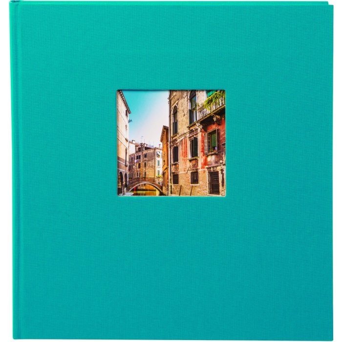 Photo Album Bella Vista turquoise 30x31 cm