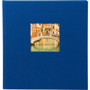 Goldbuch Photo album Bella Vista blue 30x31 cm 60 white...