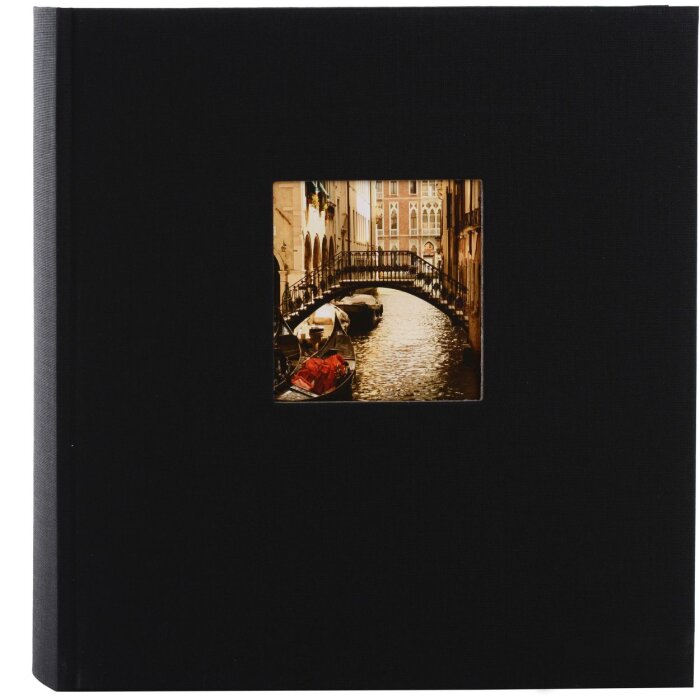 Photo album Bella Vista black 30x31 cm