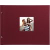 screw bound album Bella Vista bordeaux 39x31 cm white sides