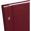 screw bound album Bella Vista bordeaux 39x31 cm white sides