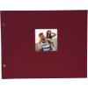 screw bound album Bella Vista bordeaux 39x31 cm black sides