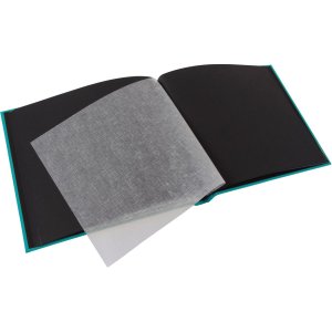 Goldbuch screw bound album Bella Vista turquoise 39x31 cm 40 black sides