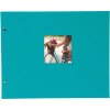 Goldbuch screw bound album Bella Vista turquoise 39x31 cm 40 black sides