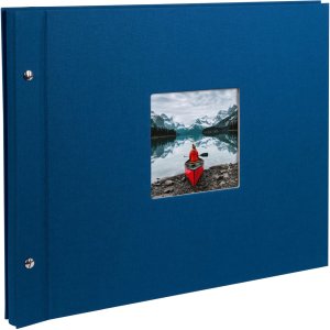 Goldbuch screw bound album Bella Vista blue 39x31 cm 40...