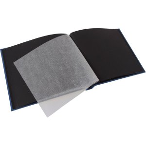 Goldbuch screw bound album Bella Vista blue 39x31 cm 40 black sides