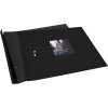 screw bound album Bella Vista black 39x31 cm black sides