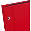 screw bound album Bella Vista red 39x31 cm black sides