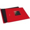 screw bound album Bella Vista red 39x31 cm black sides