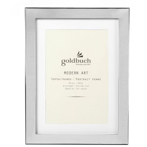 Goldbuch Metal Photo Frame Modern Art 10x15 cm silver