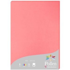 25 sheets of paper pollen, A4, 210g lychee