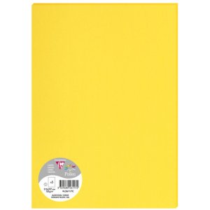 5 sheets Pollen DIN A4 1201 g - sunny yellow